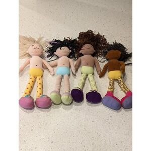 Vintage Groovy Girls Dolls - Lot Of 4 - Sesilia, Oki, Trini, Sarita Y2K